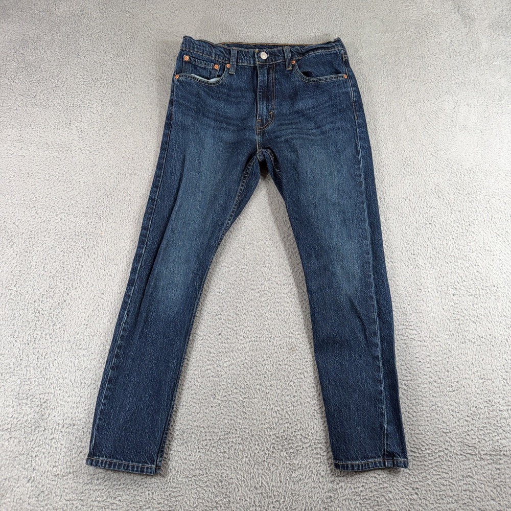 Levi's 512 Men's Jeans 33x30 (32"x27") Slim Fit Taper Legs Stretch Denim Blue